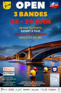 Lire la suite à propos de l’article Tournoi 3 bandes Argenteuil